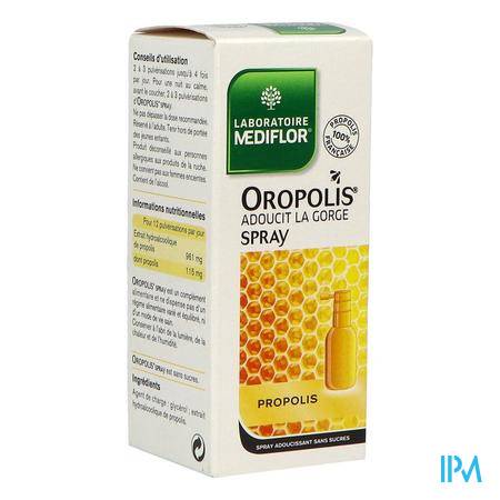 Oropolis Spray Gorge 20ml Phytothérapie - Compléments alimentaires