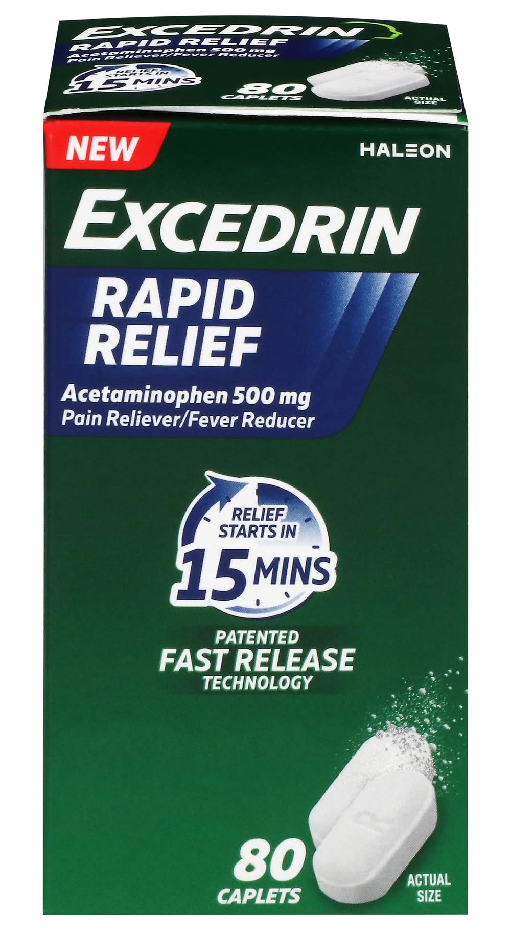 Excedrin Rapid Relief Headache Pain Reliever (80 ct)