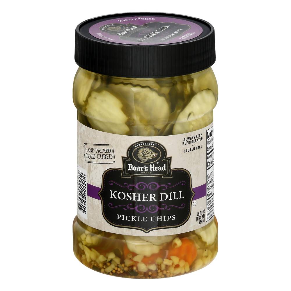 Boar's Head Pickle Chips (kosher dill )