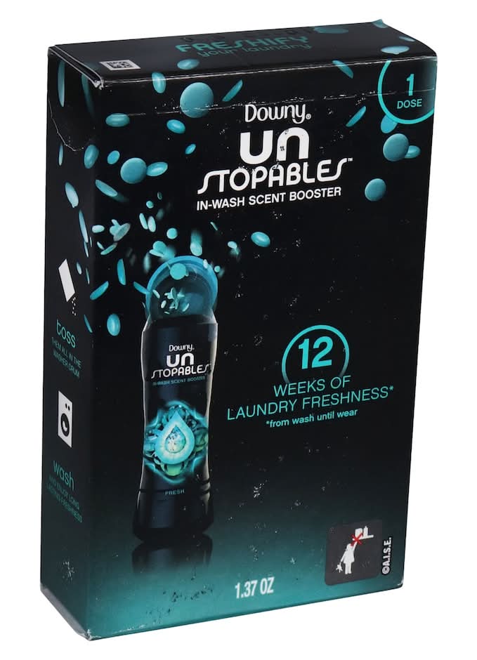 Downy Unstopables In-Wash Laundry Scent Booster Beads, Fresh (1.24 oz)