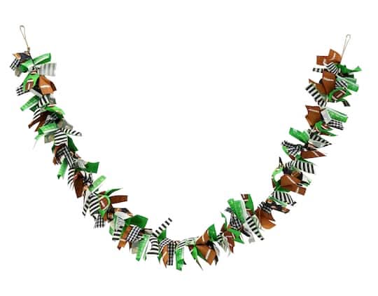 6Ft. Football Fabric Garland By Celebrate It