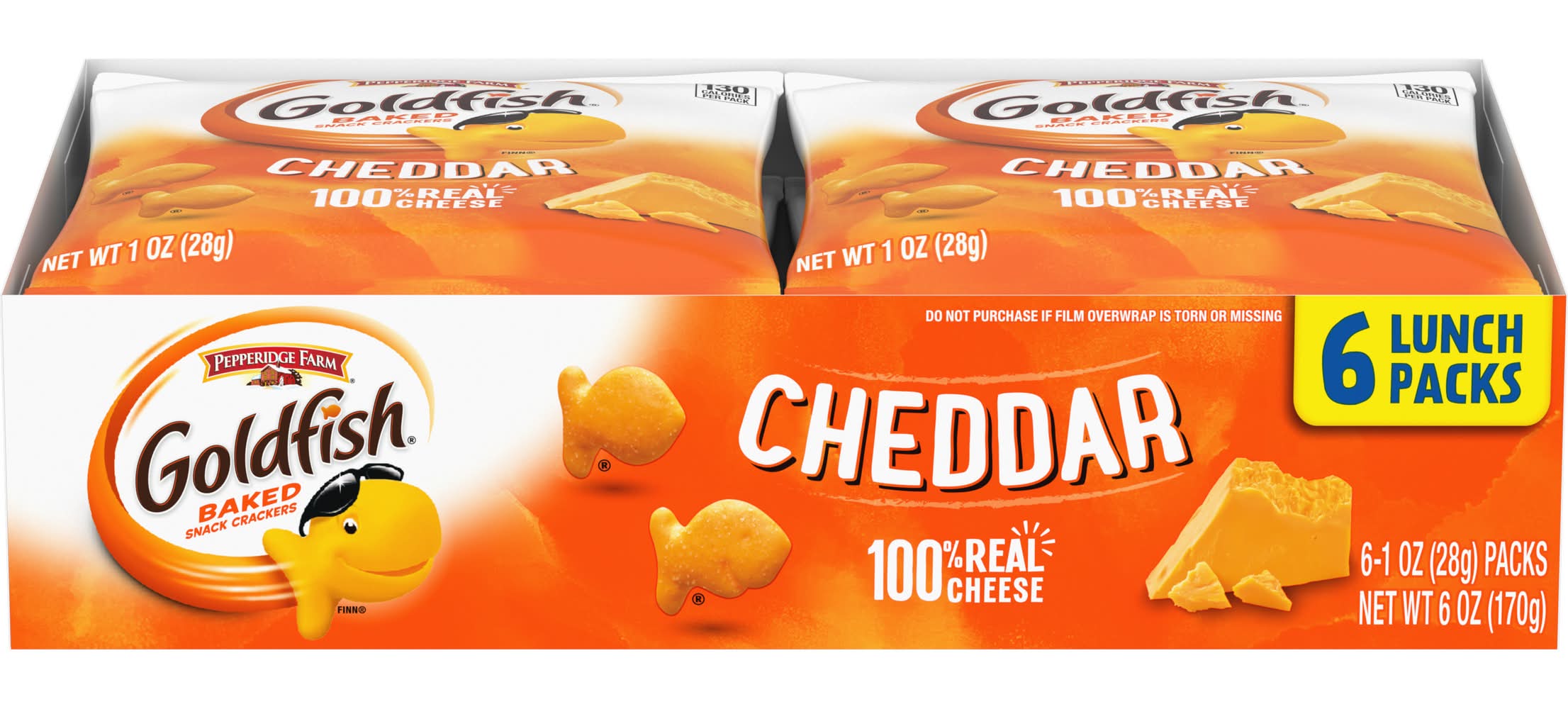 Goldfish Baked Cheddar Snack Crackers (1 oz)