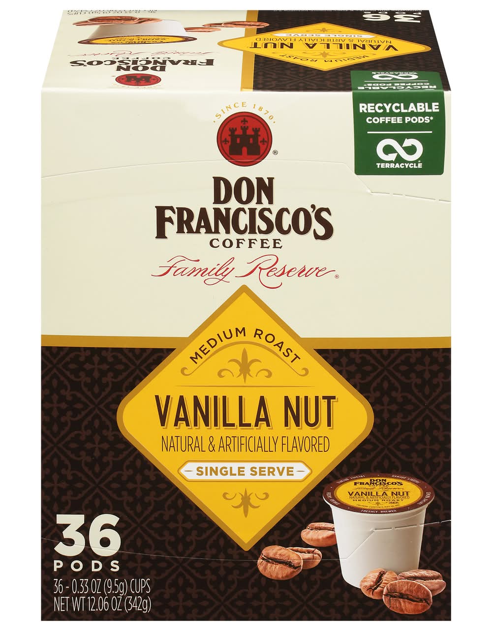 Don Francisco's Family Reserve Vanilla Nut Medium Roast Coffee (12.1 oz)