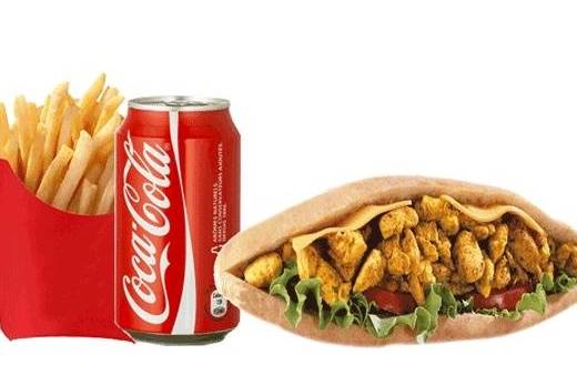 Menu sandwich chicken curry