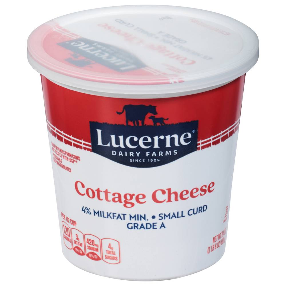 Lucerne Small Curd 4% Milkfat Cottage Cheese