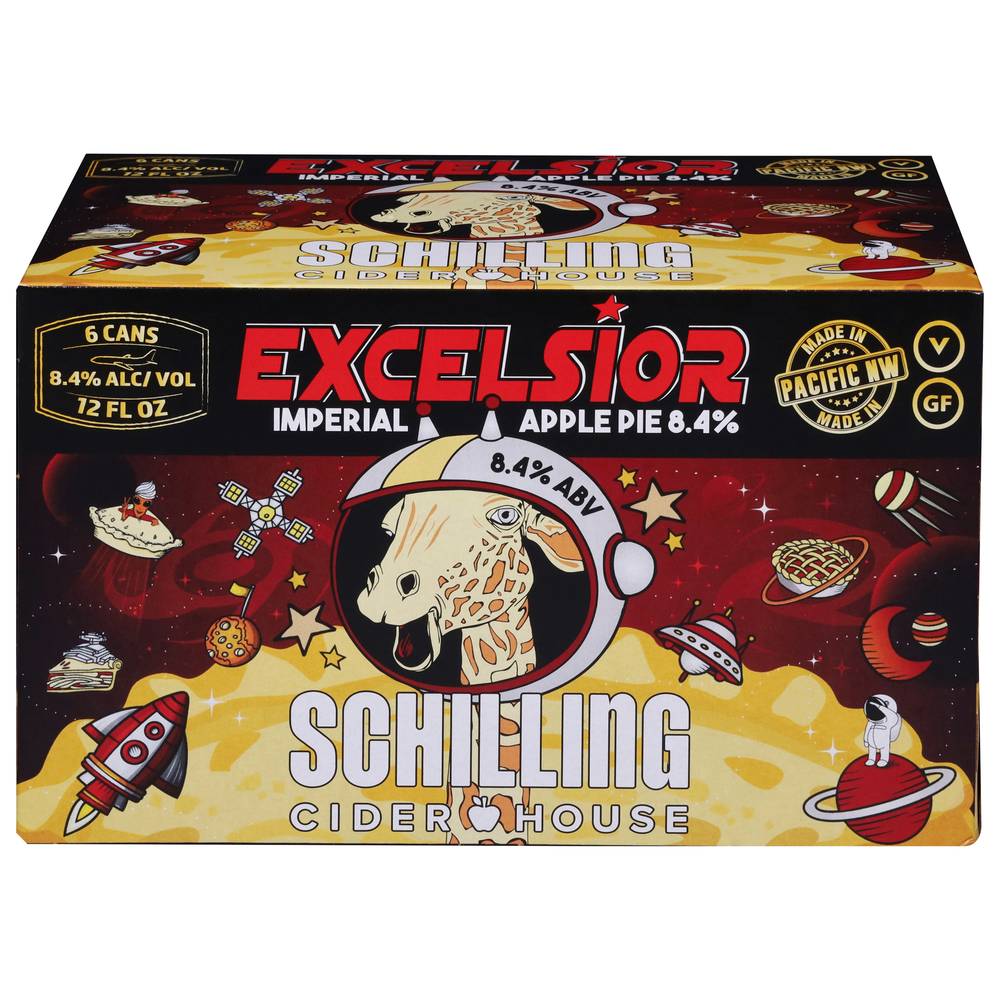 Schilling Imperial Cider, Apple Pie (6 x 12 fl oz)