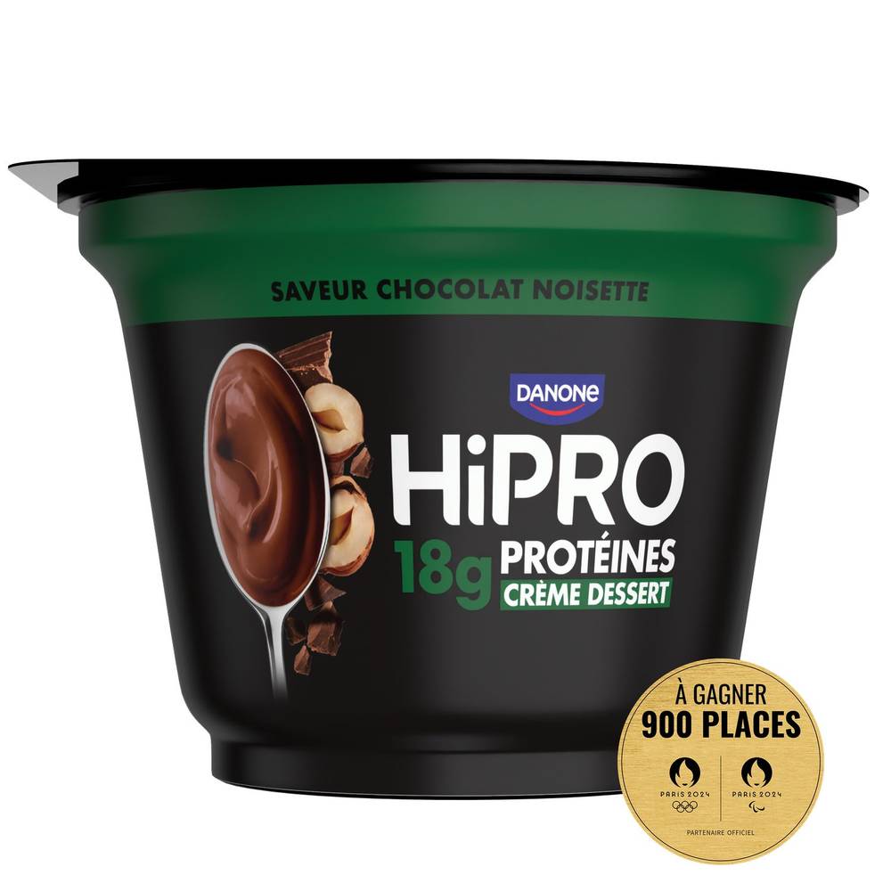 Hipro - Crème dessert protéinée (chocolat noisette)