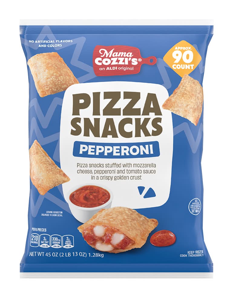Mama Cozzi's Pizza Kitchen Pizza Snacks, Pepperoni (45 oz, 90 ct)