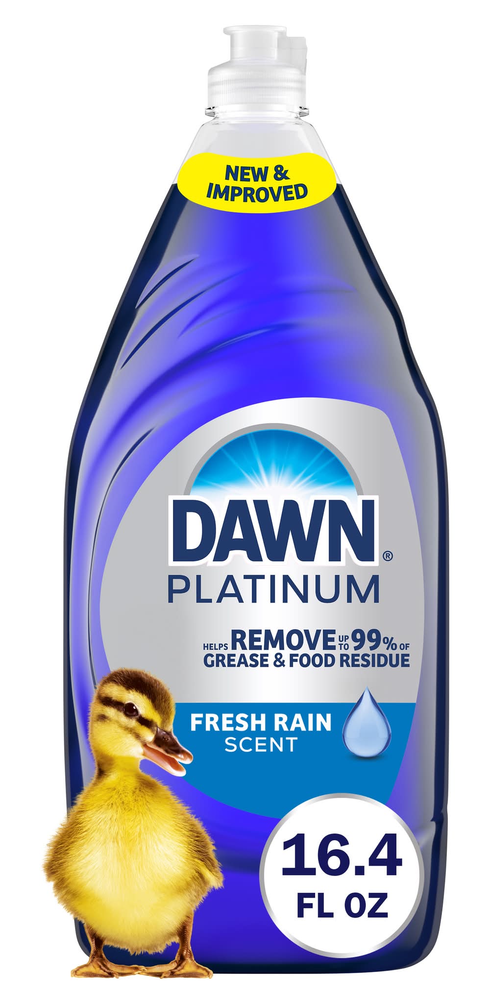 Dawn Platinum Dishwashing Liquid Dish Soap, Fresh Rain (16.4 oz)