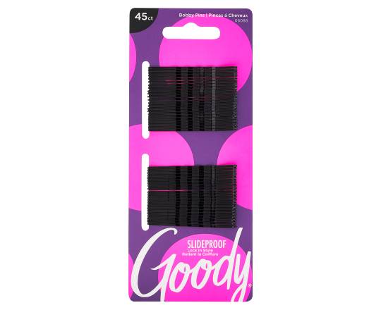 Goody Slider Proof Black Bobby Pins (1.1 oz)