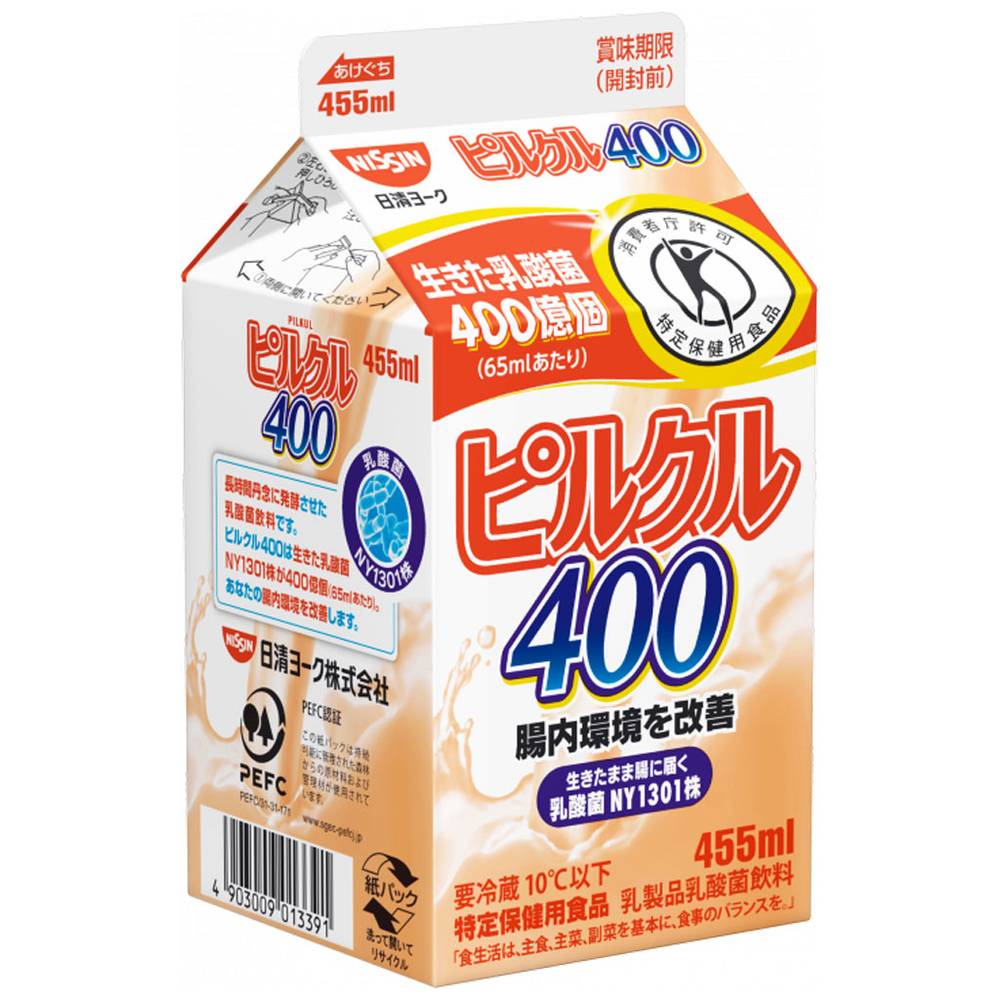 日清ヨーク　ピルクル400/455ml