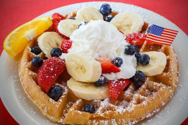 Red, White & Blue Waffle