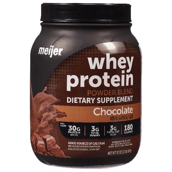 Meijer Chocolate Whey Protein Powder (2 lbs)