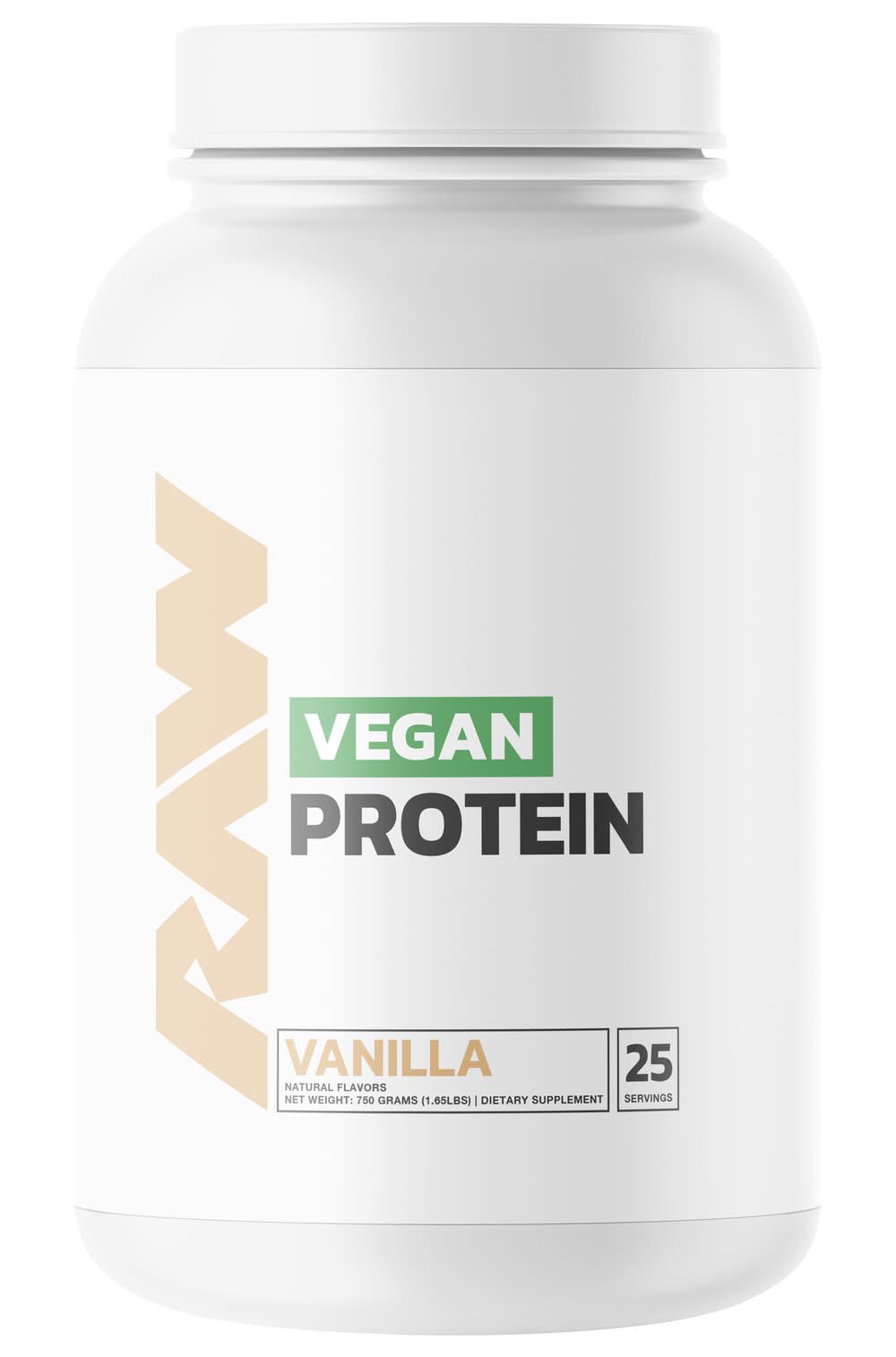 RAW Vegan Protein Powder, Vanilla