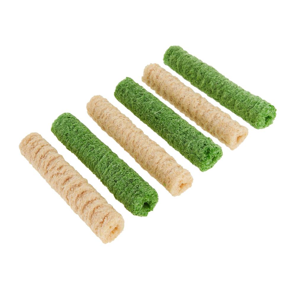 Full Cheeks Small Pet Strawberry and Spirulina Flavored Rice Puff (6 ct)