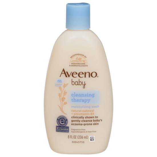 Aveeno Baby Cleansing Therapy Moisturizing Wash Natural Oatmeal