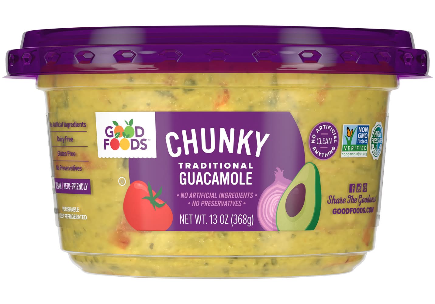 Good Foods Chunky Guacamole Dip (13 oz)