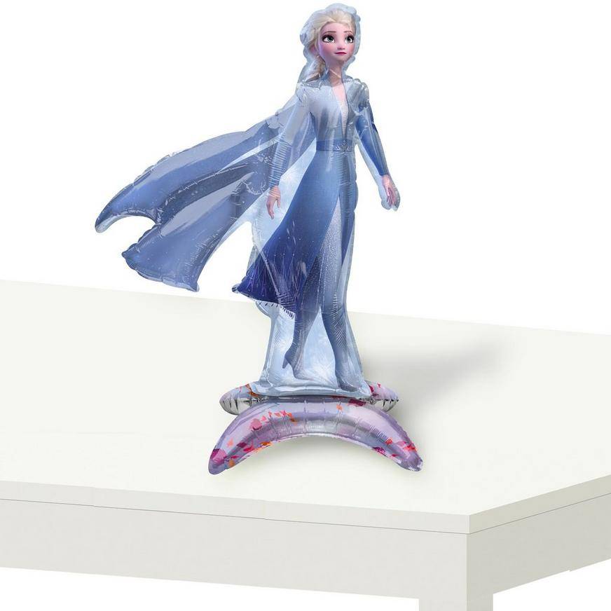Uninflated Air-Filled Sitting Elsa Balloon, 25in - Disney Frozen 2
