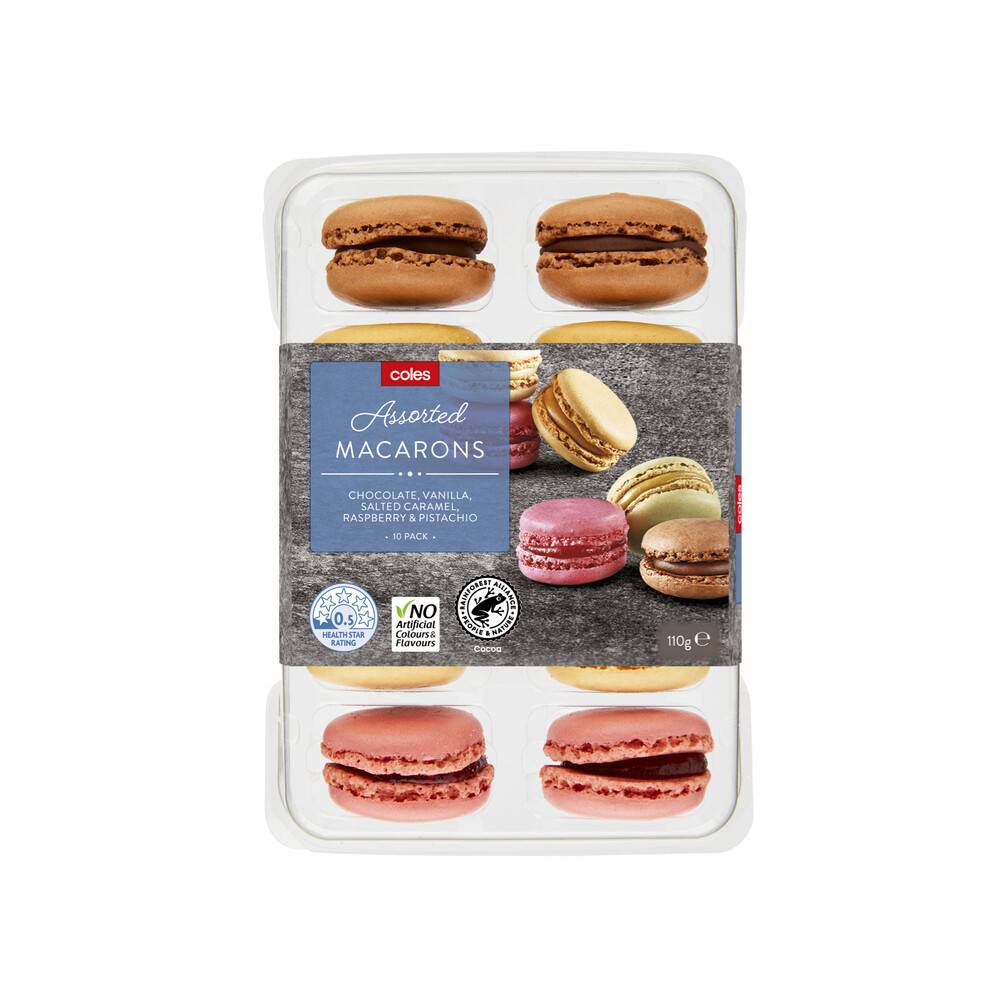 Coles Macarons Selection 10 pack