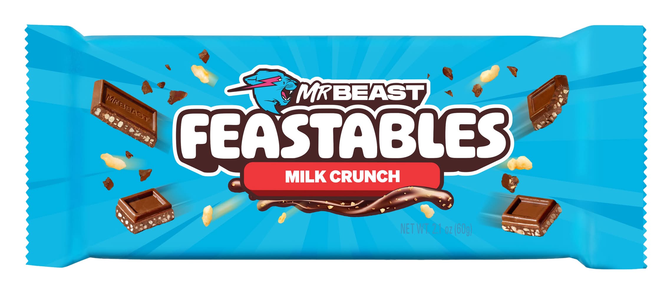 Mr. Beast Feastables Milk Crunch 2.1oz
