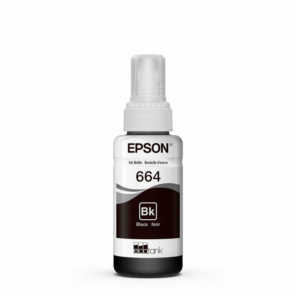 Botella de Tinta Original Epson T664120-AL Negro