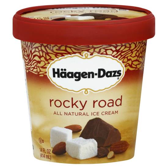 Haagen Dazs Ice Cream Rocky Road (14 oz)