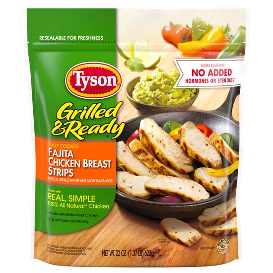 Tyson Grilled and Ready Fajita Chicken Breast Strips