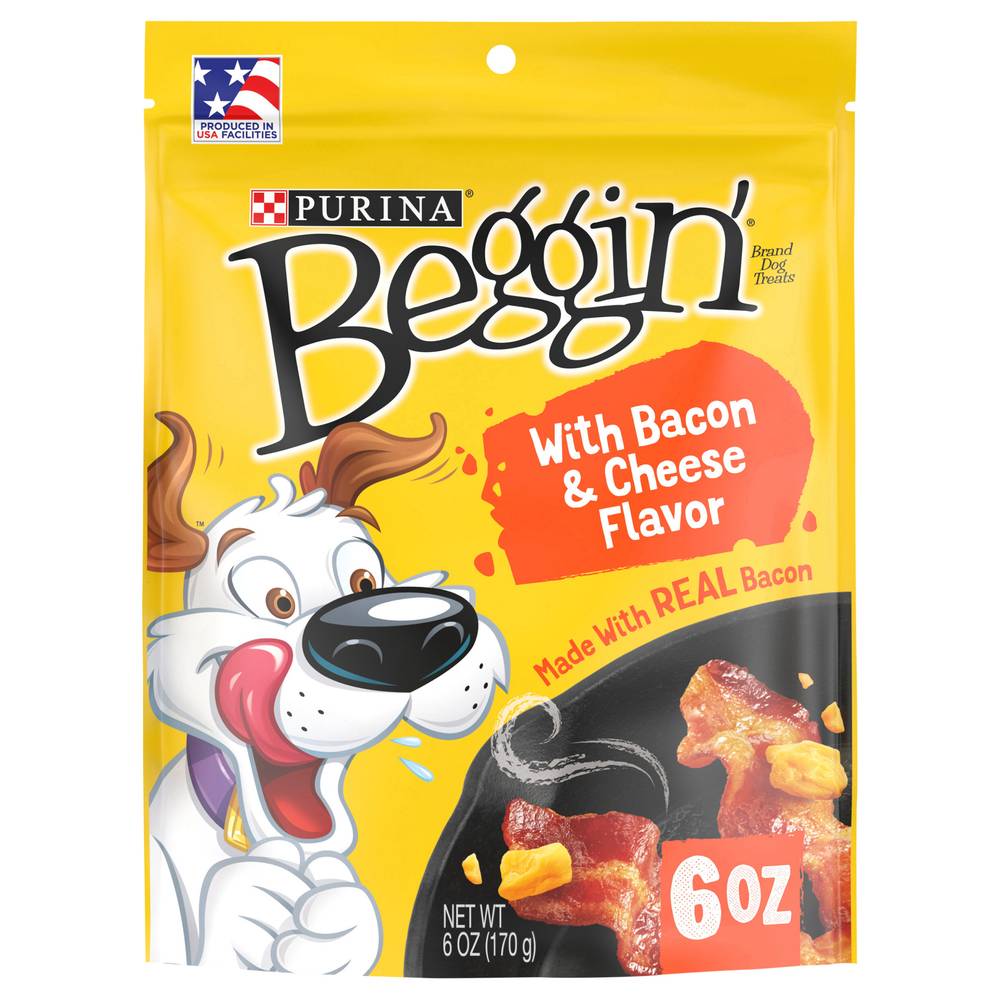 Purina Beggin' Bacon & Cheese Flavor Dog Treats (6 oz)