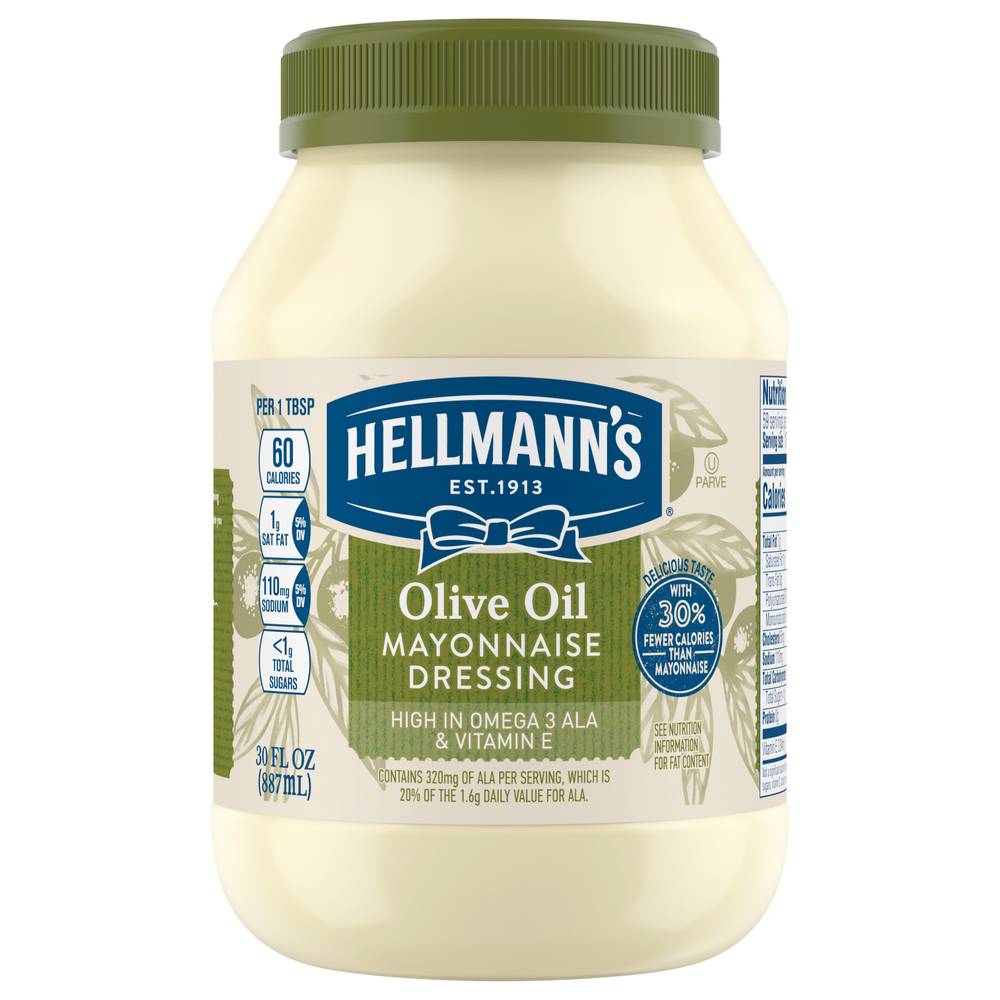 Hellmann's Olive Oil Mayonnaise Dressing (30 fl oz)