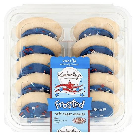 Kimberley's Bakeshoppe Frosted Vanilla Soft Sugar Cookies