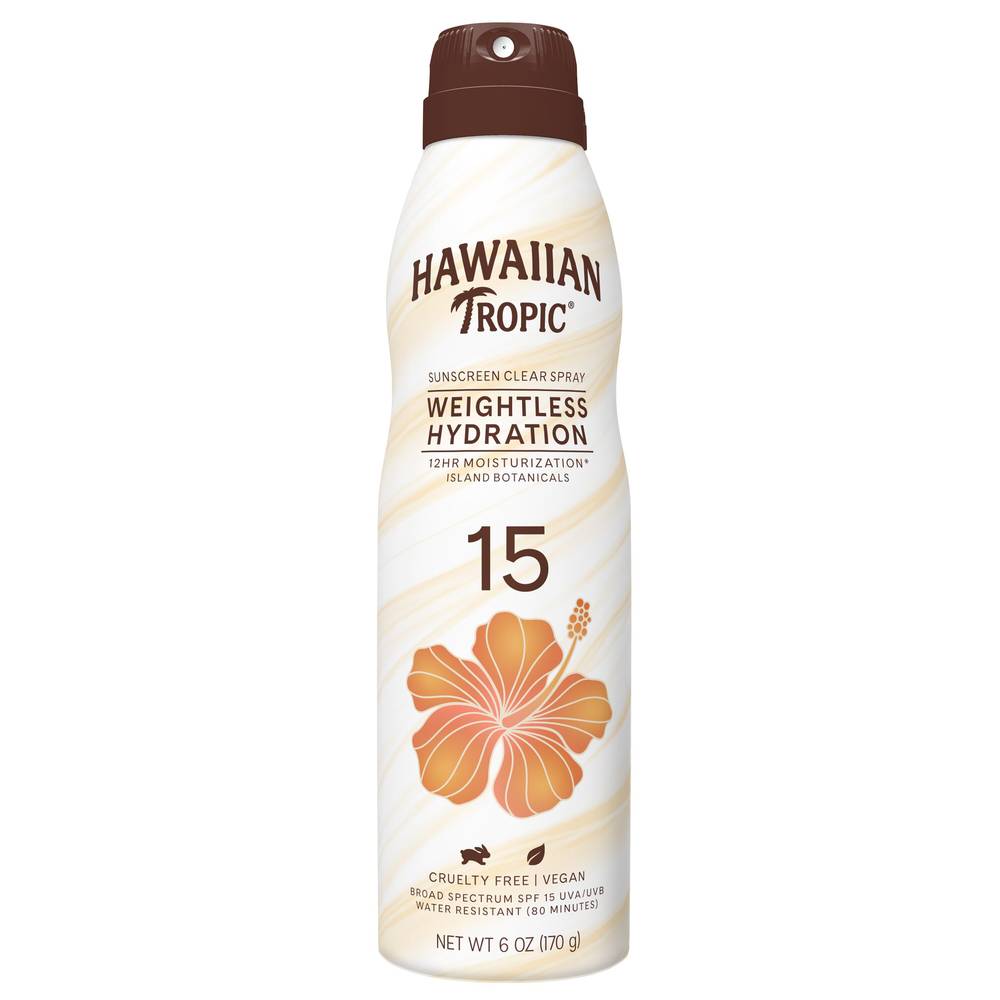 Hawaiian Tropic Everyday Active SPF 50 Clear Spray Sunscreen, 6 OZ