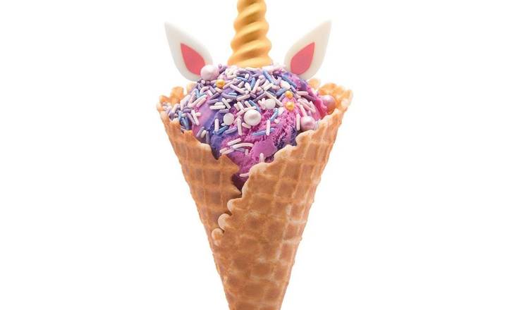 The Unicorn Waffle Cone