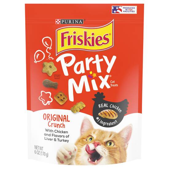Friskies Party Mix Original Chicken Liver & Turkey Pouch
