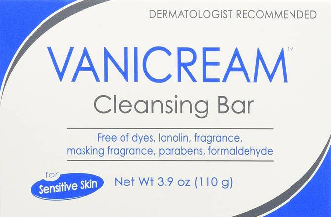 Vanicream Cleansing Bar For Sensitive Skin