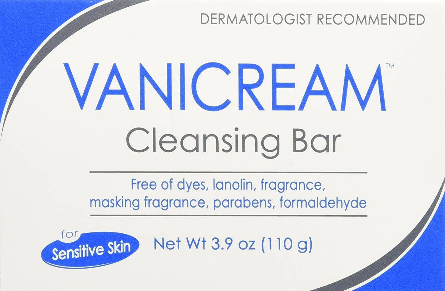 Vanicream Cleansing Bar For Sensitive Skin (3.9 oz)