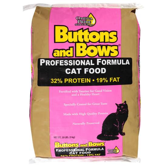 Buttons and bows cat 2024 food