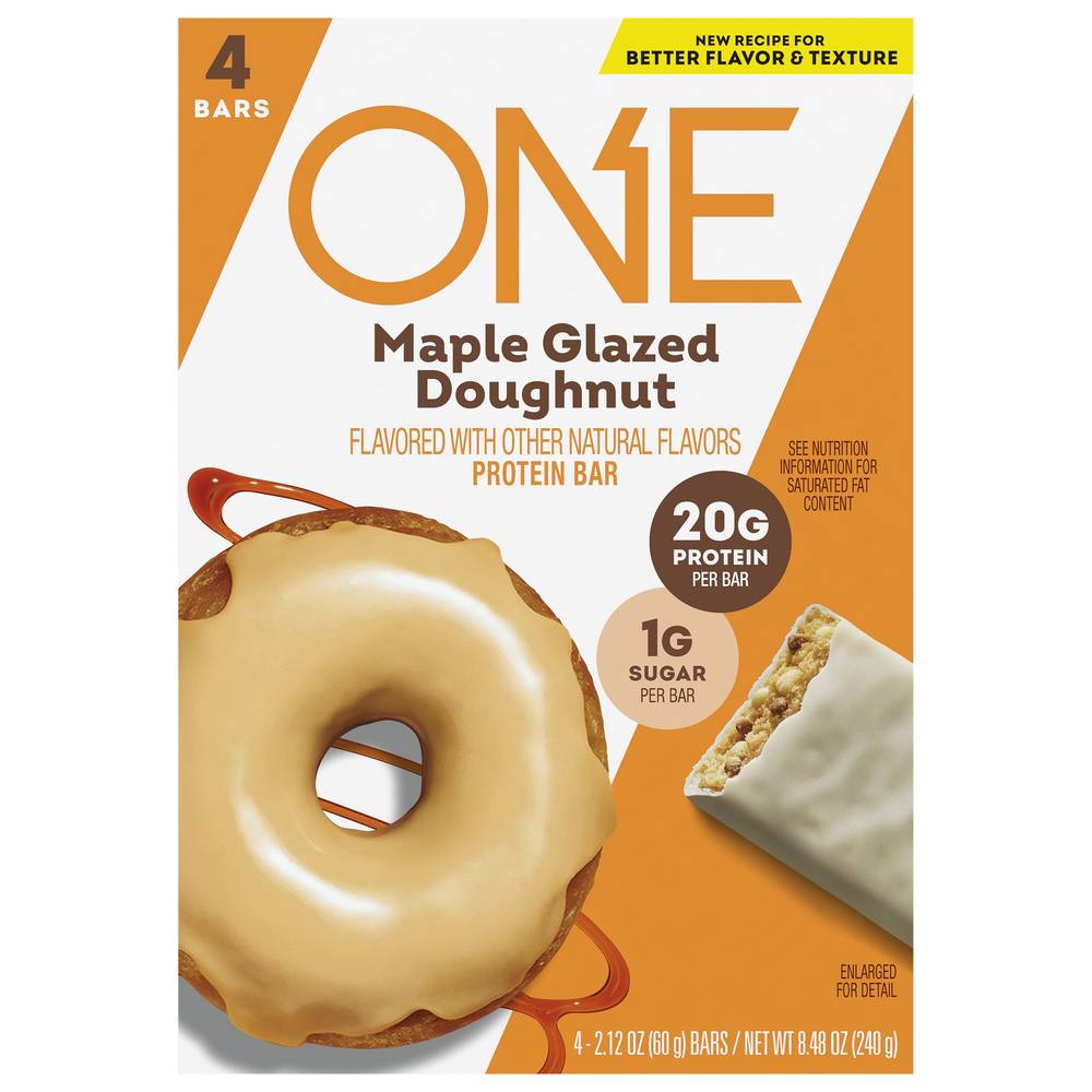 One Maple Glazed Doughnut Flavored Protein Bar (8.48 oz)