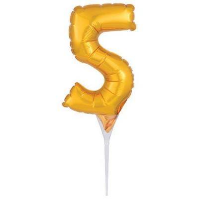 Anagram Number 5 Golden Balloon