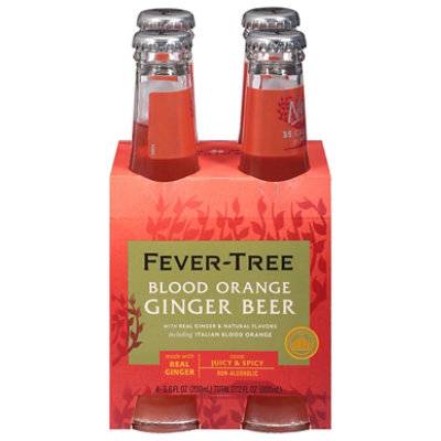 Fever Tree Blood Orange Ginger Beer (4x 200ml bottles)