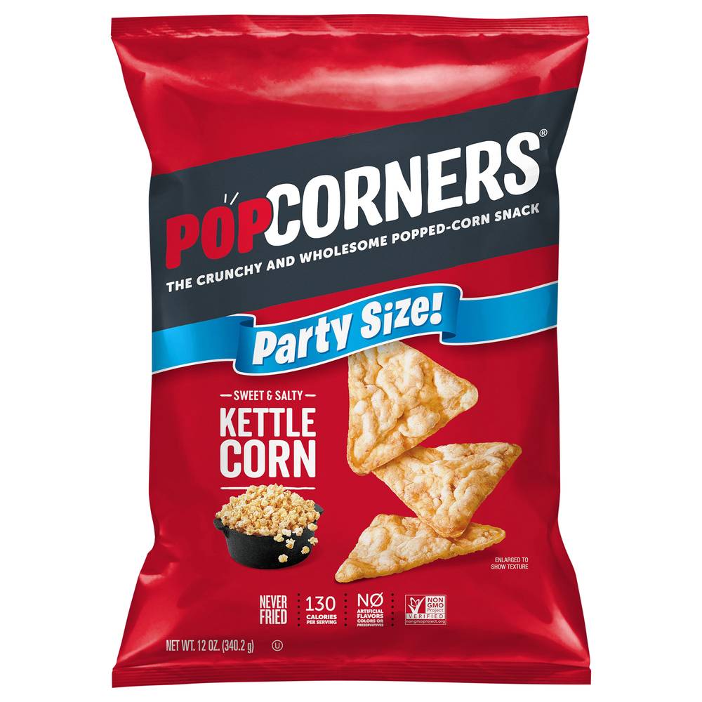 PopCorners Popped Corn Snack, Sweet-Salty-Kettle Corn (12 oz)