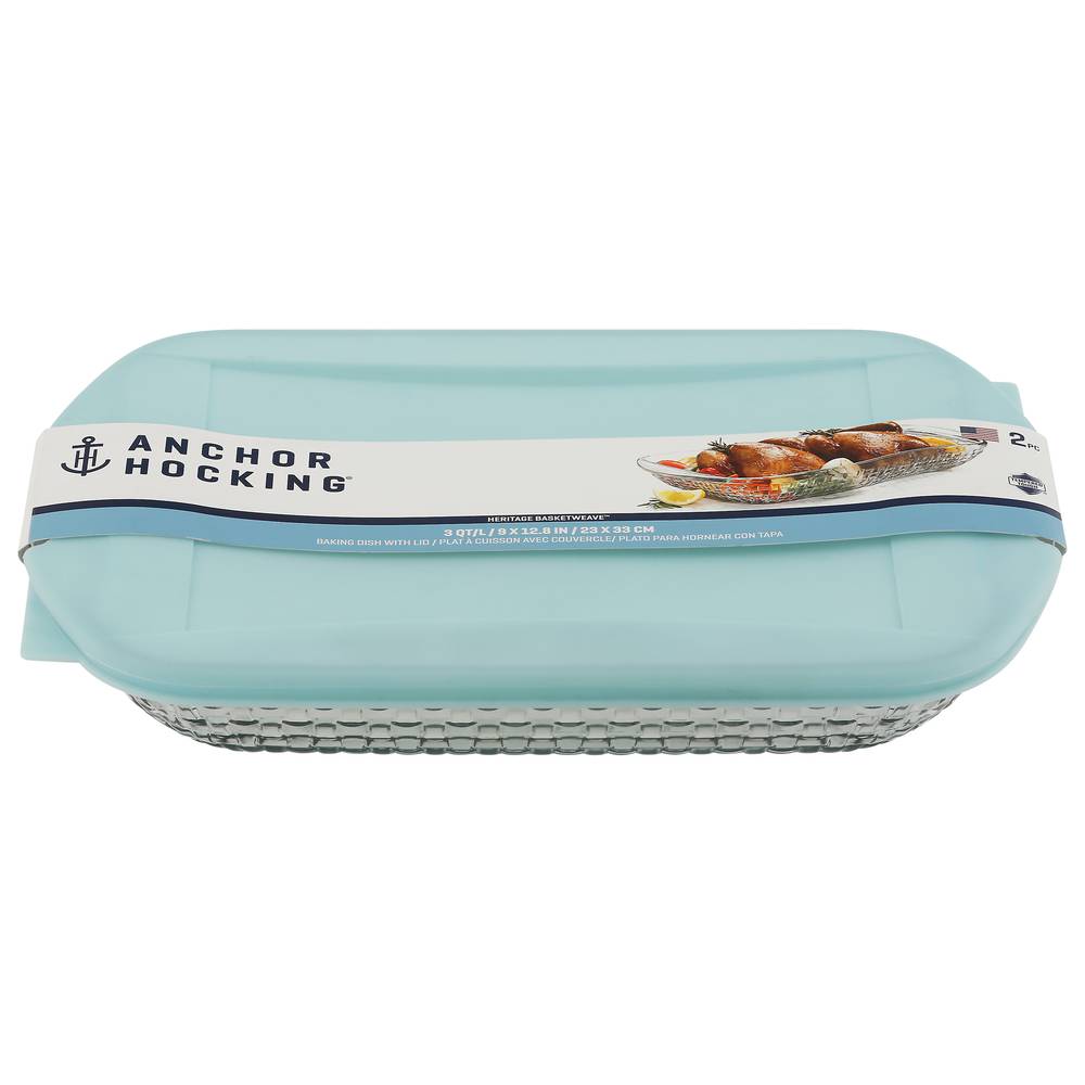 Anchor Hocking 3 Qt Baking Dish With Lid