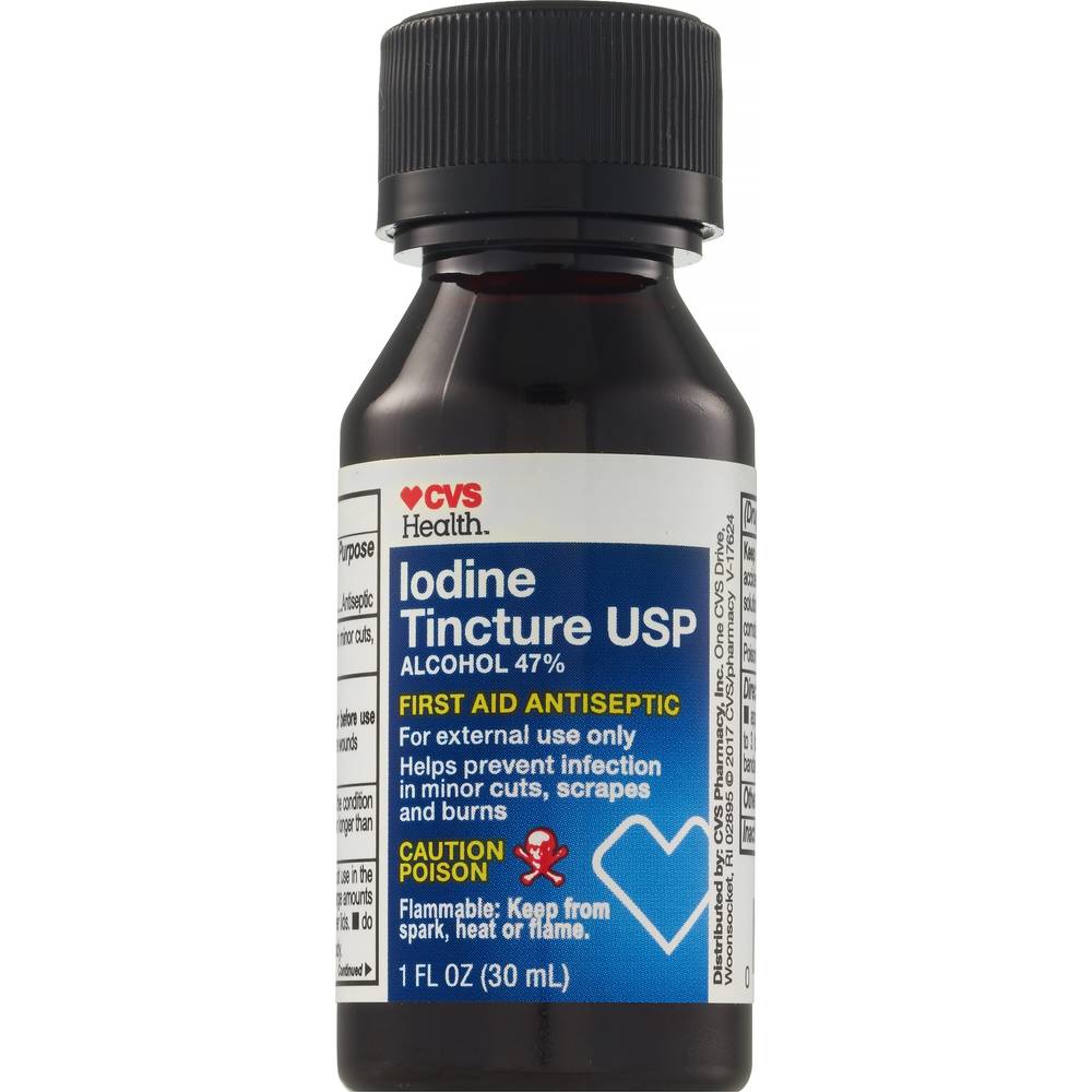 Cvs Health First Aid Antiseptic, Iodine Tincture Usp, 1 Oz