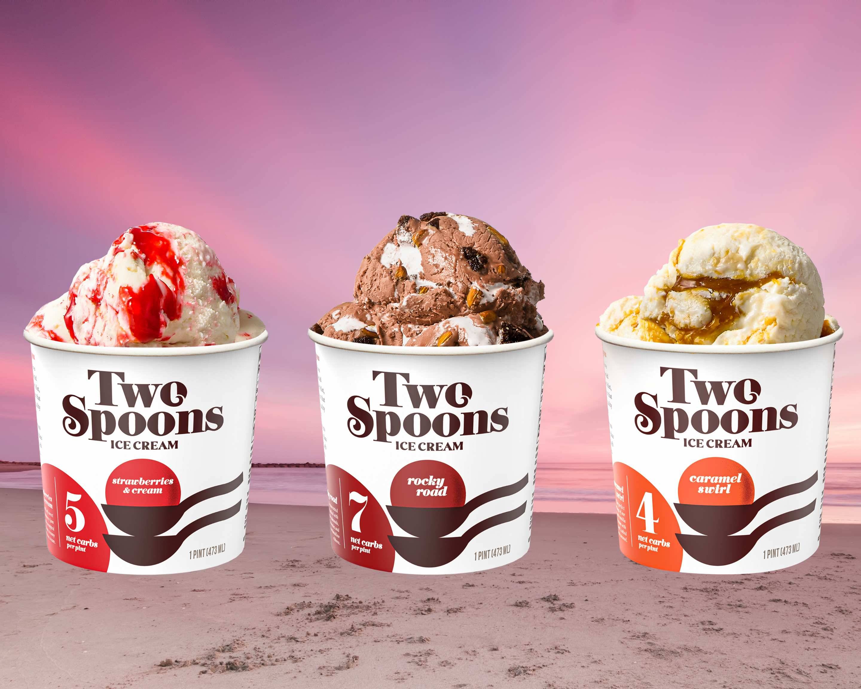 Spoons ice deals cream