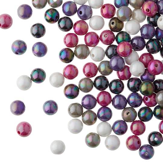 Bead Landing Plastic Mixed Craft Beads, Multicolor (5.2 oz)