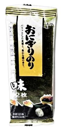 25_大洋食品　おにぎりのり味（3切12枚）