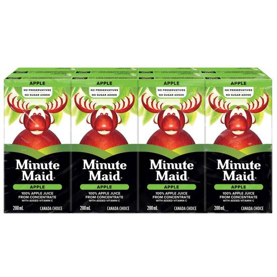 Minute Maid Apple Juice (8 x 200ml)