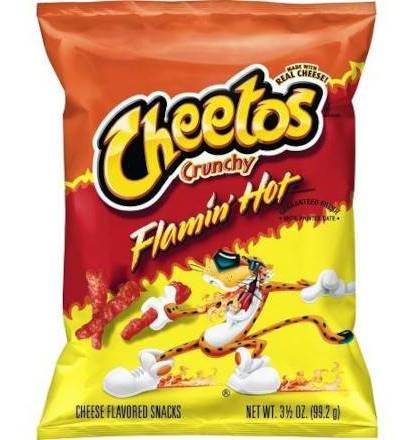 Cheetos Crunch flaming Hot 3 1/4oz