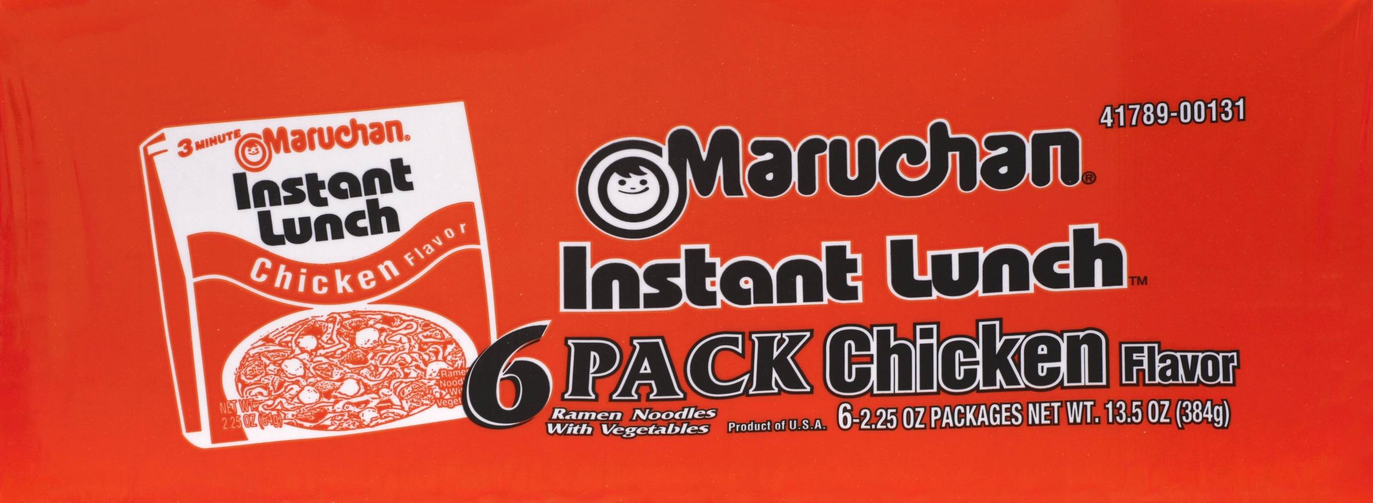 Maruchan Instant Lunch Chicken Flavor Ramen Noodles Soup (6 x 2.25 oz)