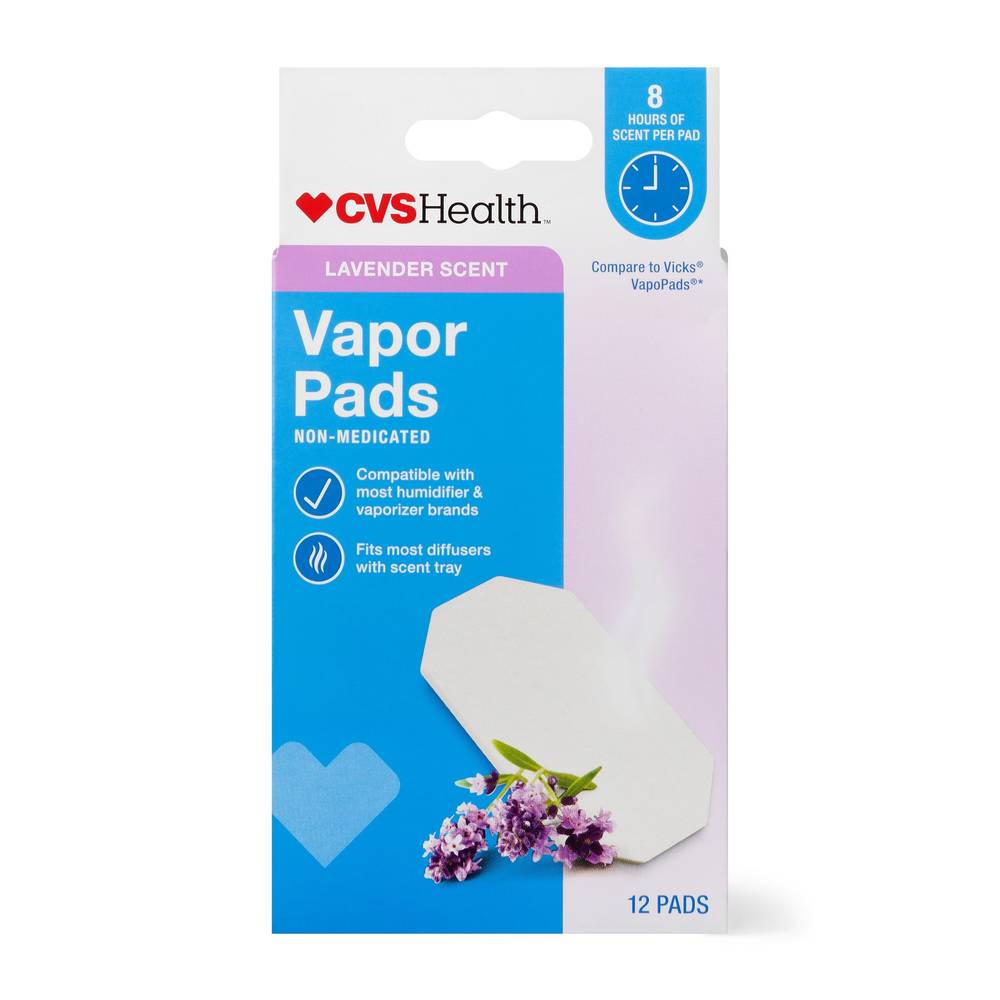 CVS Health Vapor Pads, 12 CT, Lavender