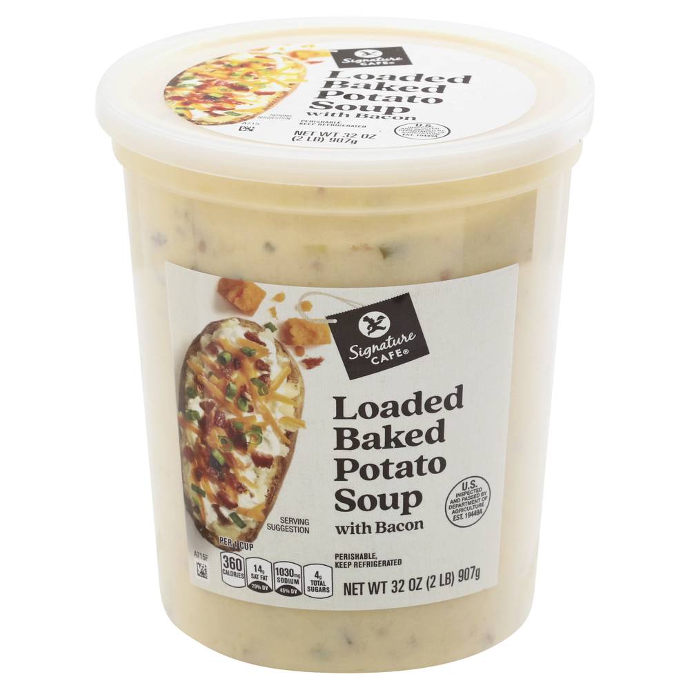 Signature Cafe Loaded Baked Potato Soup With Bacon (2 lbs)